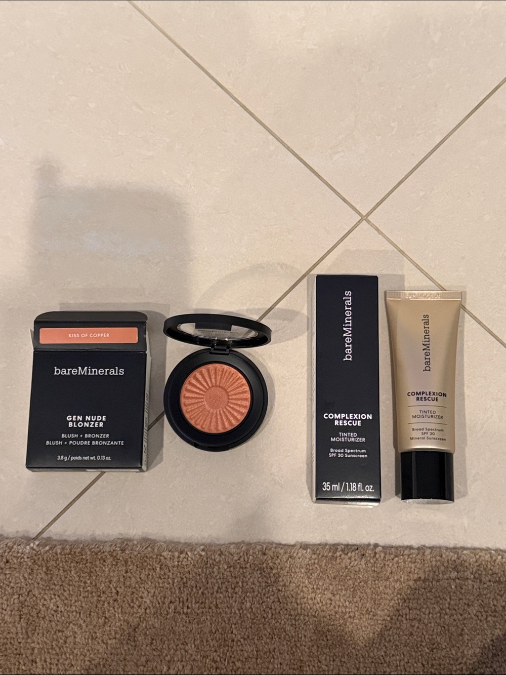 bareMinerals Gen Nude Blush + Bronzer - Kiss of Copper (Copper Peach)